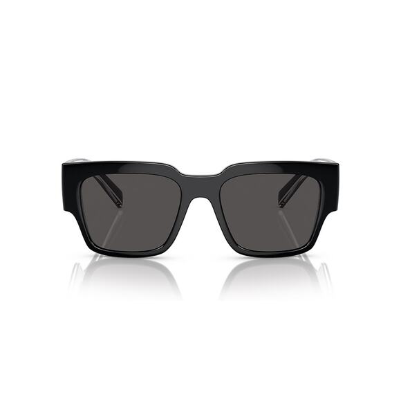 NEW Dolce & Gabbana DG6184 Black Square Logo Sunglasses Wide Fit Modern Luxe main image 6